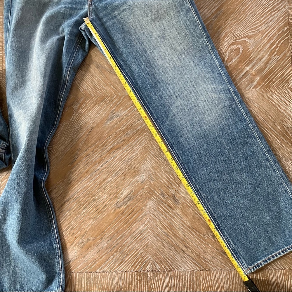 NWT Alex Mill The Bev Relaxed Jeans In Vintage Dark Indigo Wash - Picture 13 of 14
